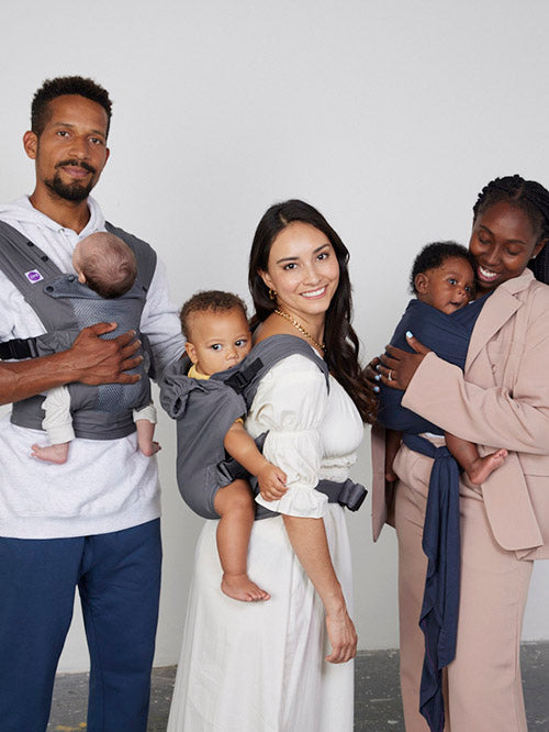 Group carry babies in Izmi Baby and Toddler Carriers and Baby Wrap
