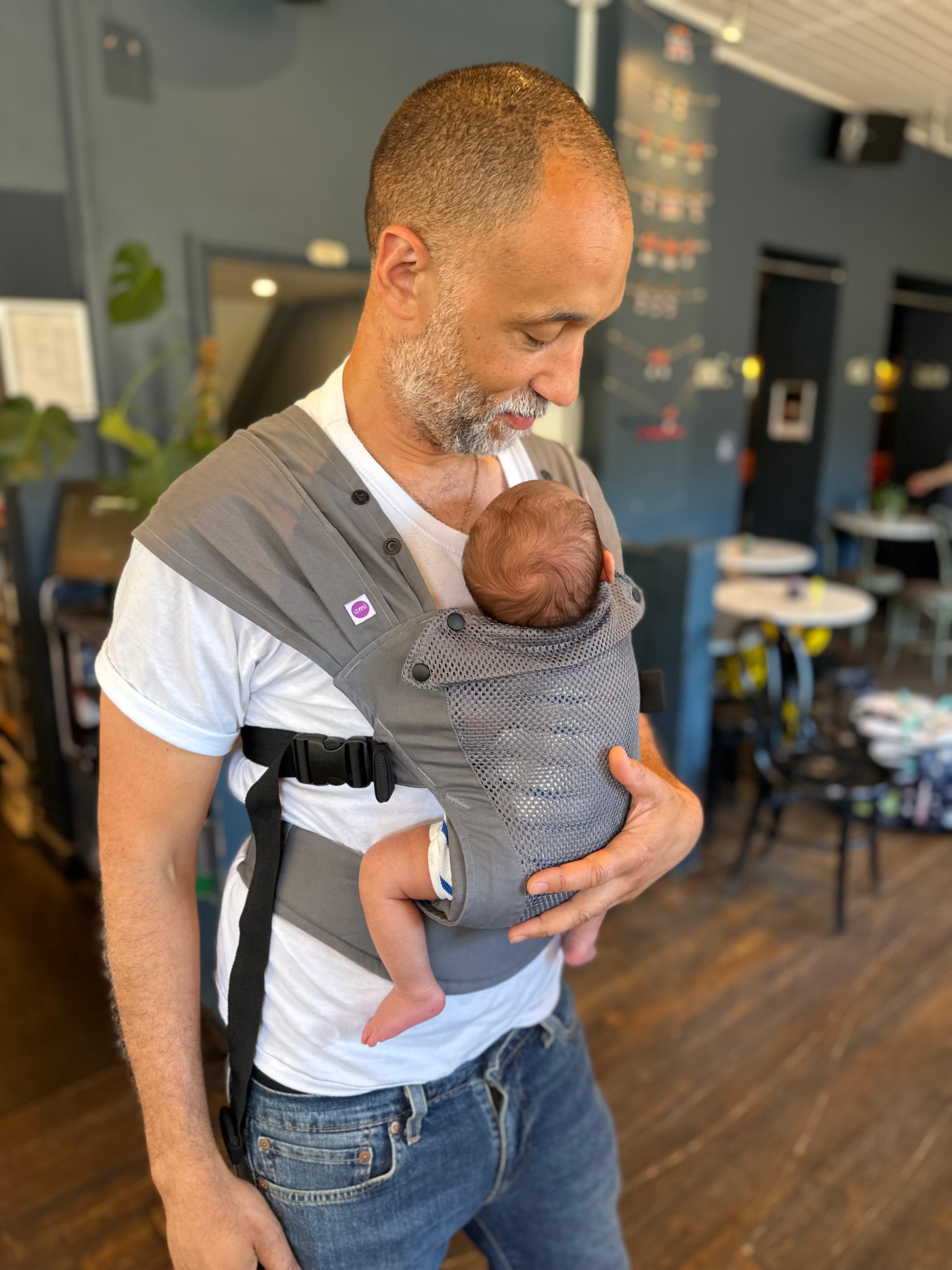 Why does my baby carrier hurt my back?