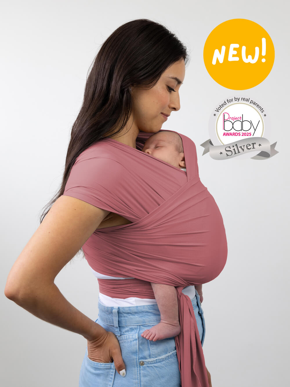 Izmi Breeze Baby Wrap Best Baby Sling for Newborns Easy, Cosy