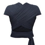 Izmi Baby Wrap in Slate, ghosted back view